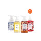 THE BATH FACTORY Köpük Sabun Seti 4'lü (Liberty+Hamam+Gold Aura+Çilek)