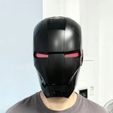 The Beauty Store Iron Man Maskesi Demir Adam Kask Oyuncak Çocuk Marvel Transformers Harry Potter Avengers Işıklı - Siyah (247)