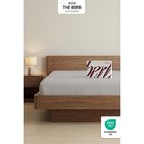 The Berb Likralı Penye Lastikli Çarşaf, Premium Penye Kumaş, Yüksek Gramaj | Özel Kutusu ile - Açık Gri - 180x200