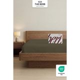 The Berb Likralı Penye Lastikli Çarşaf, Premium Penye Kumaş, Yüksek Gramaj | Özel Kutusu ile - Haki Yeşili - 200x200