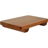 The Best Shopping Ahşap Eskitme Ayaklı Sunumluk Et Tahtası 30 X14 - Ceviz