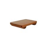 The Best Shopping Ahşap Eskitme Ayaklı Sunumluk Et Tahtası 30 X14