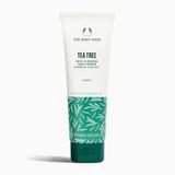 The Body Shop Çay Ağacı Cilt Temizleme Günlük Yüz Ovma - Peeling ve Lekeli Ciltler İçin Arındırıcı - Vegan - 4.2 Fl Oz