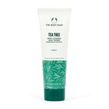 The Body Shop Çay Ağacı Cilt Temizleme Günlük Yüz Ovma - Peeling ve Lekeli Ciltler İçin Arındırıcı - Vegan - 4.2 Fl Oz