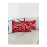 The Boho Home Decor Osmanlı Serisi - Laleler Kırlent / Dekoratif Yastık Kılıfı