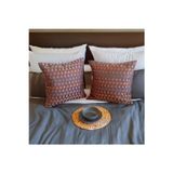The Boho Home Decor Premium Klasik - Mor İstiridye Desen Dekoratif 2`Li Kırlent Kılıfı
