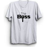 The Boss, Patron, Kravat Tişört - Beyaz - L