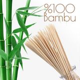 The Buybox Çöp Şiş ,tavuk Şiş Izgara ve Tavada Kullanım 25 cm 100'LÜ