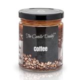 The Candle Daddy Kahve Kokulu Mum - 170 ml kavanoz Mum - 40 saate kadar yanma - Indiana'da elle dökülmüştür