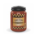 The Candleberry Company Mumlar | Amber Yapraklı Mum | Piyasadaki En İyi Mumlar | ABD'de Elle Dökülmüştür | Yüksek Kokulu ve Uzun Ömürlü | Büyük Kavanoz 737 ml
