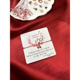 The Canelif Accessories Hediye Paketli Sallantılı Marteniçka Bileklik - Ayarlanabilir, Şans Getiren Özel Tasarım (Jelatinli Paket) - Kiraz