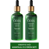The Ceel 2'li Biberiye Saç Yağı Complexi 50 ml Dökülme Karşıtı Vegan İçeriklerle Zenginleştirilmiş