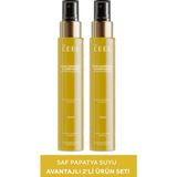 The Ceel 2'li Saf Papatya Suyu Saç Parlaklığı ve Saç Derisi Nem Desteği Bakımı 100 ml × 2 - Renk
