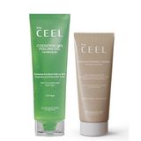 The Ceel Aydınlatıcı ve Leke Karşıtı Cilt Bakım Seti: Arındırıcı Yüz Peeling Jel (100 ml) & Ton Eşitleyici Bakım Kremi (50 ml) - Alpha Arbutin, Glutatyon ve Kolajen İçerikli Yüz ve Vücut İkili Rutini
