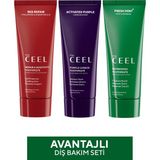 The Ceel Beyazlatıcı, Ferahlatıcı ve Hassasiyet Koruyucu 3’lü Diş Bakım Seti - Renk