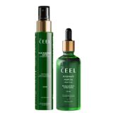 The Ceel Biberiye Saç Bakım Seti - Biberiye Suyu Saç Toniği 100 ml ve Biberiye Saç Yağı 50 ml, Biotin ve Vitamin E İçeren Saç Derisi Bakım ve Parlaklık Destekleyici Set