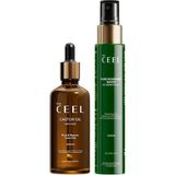 The Ceel Biberiye Suyu & Hint Yağı Seti 100ML+50ML, Rosemary Water ve Castor Oil, Saç, Kaş,