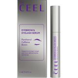 The Ceel Kaş ve Kirpik Bakım Serumu 6 ml - Peptit Kompleks, Arginine, Hint Yağı ve Biotin Içeren Besleyici ve Nemlendirici Kaş Kirpik Bakımı, Daha Dolgun ve Bakımlı Görünüm - 001 Brown