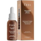 The Ceel Kolajen Serum 30 ml - Hidrolize Kolajen, Hyaluronik Asit ve Glutatyon İçeren Nemlendirici & Dolgun Görünüm Destekleyici Yüz Serumu, Tüm Cilt Tipleri