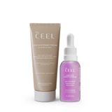 The Ceel Leke Karşıtı Aydınlatıcı Cilt Bakım Seti - Glutatyon &%2 Alpha Arbutin Yüz Serumu 30 ml ve Kolajenli Ton Eşitleyici Nemlendirici Krem 50 ml İkili Rutin