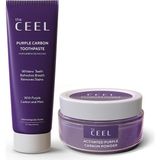 The Ceel Mor Aktif Karbon Diş Beyazlatma Seti (Mor Karbon Diş Macunu 75 gr+Mor Karbon Diş Tozu 50 gr)