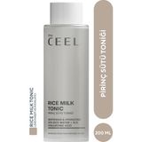 The Ceel Pirinç Sütü Toniği 30% Pirinç Suyu & 16D Hyaluronik Asit Tüm Cilt Tipleri İçin Aydınlatıcı - Tüm Cilt Tipleri Tonik Aydınlatıcı 200 ml