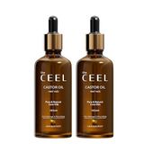 The Ceel Saf Hint Yağı 2x50 ml - Soğuk Sıkım Castor Oil, Saç, Kaş, Kirpik ve Cilt Bakımı İçin Nemlendirici ve Besleyici Doğal Bakım Yağı, Vegan ve Katkısız