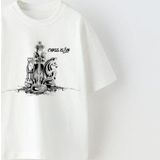 The Champ Clothing Chess Is Life Yazılı Satranç Tasarım Baskılı Beyaz Çocuk T-Shirt
