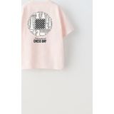 The Champ Clothing International Chess Day Yazılı Satranç Tasarım Baskılı Pembe Çocuk T-Shirt