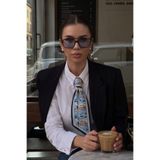 The Champ Clothing Kadın Boyun Fuları Riviera Sketch Desenli Mavi – İnce Form, Zarif ve Şık Aksesuar