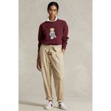 The Champ Clothing Kadın Oversize Sweatshirt Weekend Bear 3D Baskılı Bordo – Bisiklet Yaka, 3 İplik Şardonlu