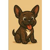 The Cheddar Journal: A Funny French Bulldog Notebook with Lined Pages and Dog Illustrations – Cute Animal Diary for Kids, Adults, and Dog Lovers