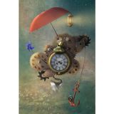 The Clockwork Frog Dream Journal: Lined Hardcover Notebook, 6x9 inches, 120 cream pages