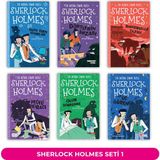 The Çocuk Sherlock Holmes Seti 1 - Sir Arthur Conan Doyle'dan Dörtlerin İmzası, Baskerville Tazısı, Ölüm Döşeğinde