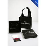 The Collection Çantalı Kutu Italyan Gümüş Çelik Kolye Ve Bileklik Erkek Hediye Seti (Çantalı Kutu + Not Kartı )
