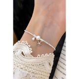 The Collection Minimal Tasarım Deniz Yıldızı ve Deniz Kabuğu Charm Bileklik Pinterest Parlak Taş Princess Bileklik