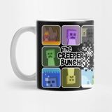 The Creeper Bunch - Minecraft Kupa Bardak - Renkli