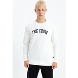 The Crow Bej Erkek Sweatshirt - M - Ekru
