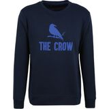 The Crow Bisiklet Yaka Lacivert Erkek Sweatshırt TC1905BASKILI Tshırt - M