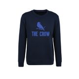 The Crow Bisiklet Yaka Lacivert Erkek Sweatshırt TC1905BASKILI TSHIRT