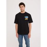 The Crow DREAM RELAX T-Shirt, S, TC9024, Siyah, Erkek