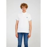 The Crow Düz Beyaz Erkek Polo T-Shirt Summer Polo - 3XL