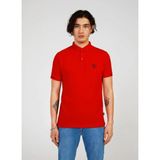 The Crow Düz Kırmızı Erkek Polo T-Shirt Summer Polo - 3XL