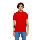 The Crow Erkek Polo T-Shirt, Kırmızı, 3XL, SUMMER POLO