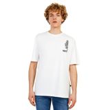 The Crow Erkek T-Shirt Beden, Beyaz, M, TC 9020