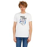 The Crow Erkek T-Shirt, Beyaz, XL, TC7123
