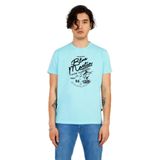 The Crow Erkek T-Shirt, Mavi, L, TC7111