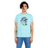 The Crow Erkek T-Shirt, Mavi, XL, TC7111
