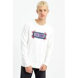 The Crow FELLING Bej Erkek Sweatshirt Bej L
