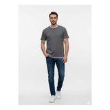 The Crow Gri Boyfriend Baskılı T-Shirt, M, 5003357483, Gri - Beyaz, Erkek